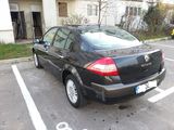 megane sedan 2008-1.6 benz negru cu piele crem, fotografie 4